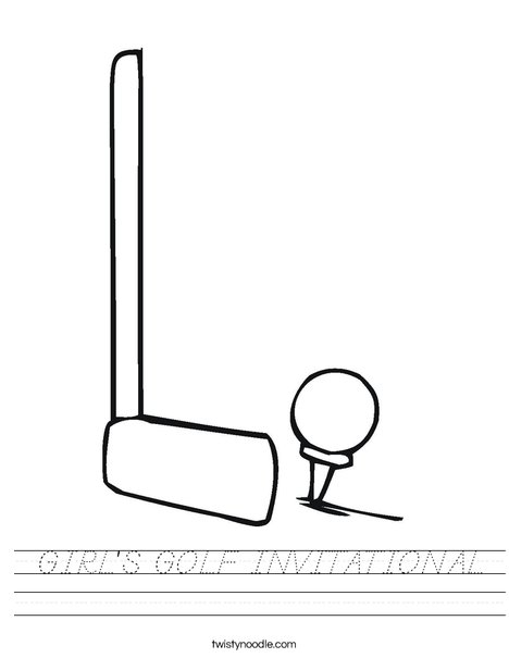 Club and ball Worksheet