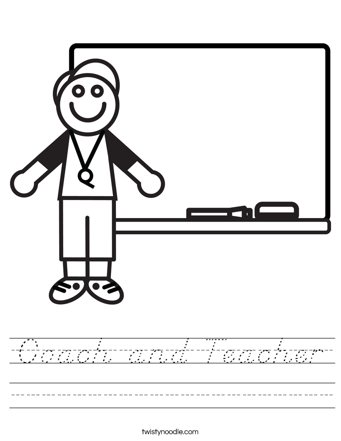 Coach and Teacher Worksheet