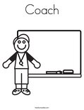 Coach Coloring Page