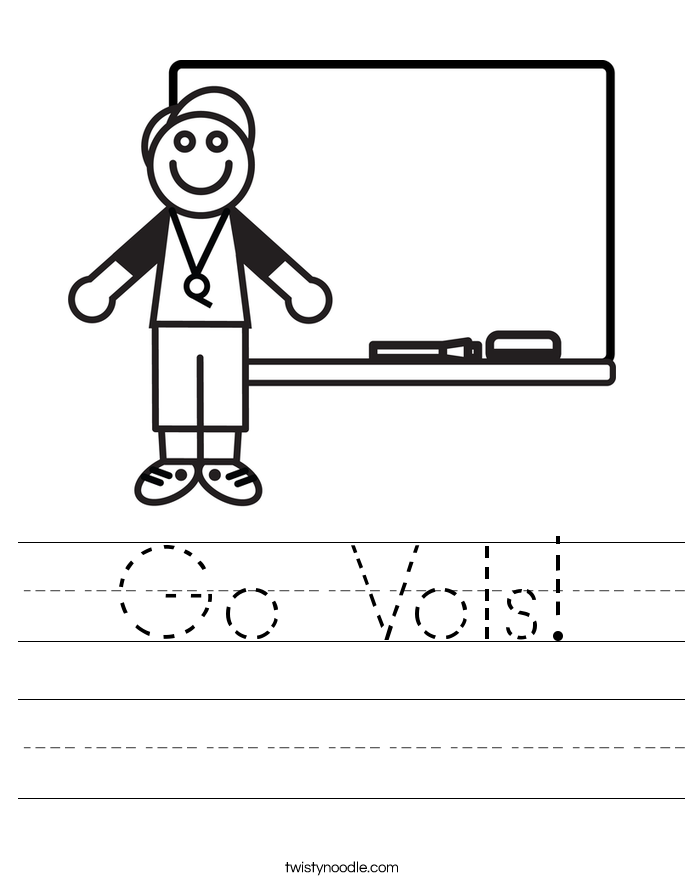 Go Vols! Worksheet