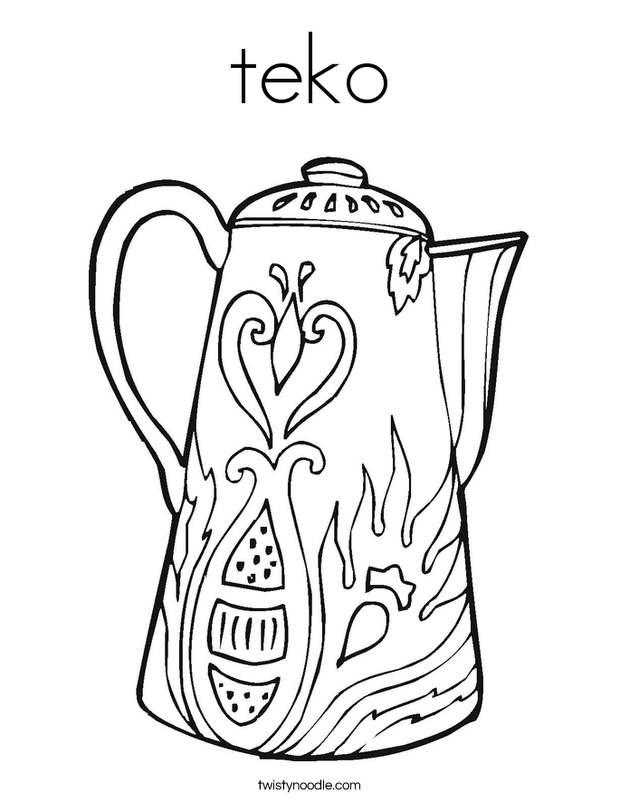 teko Coloring Page