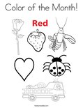 Color of the Month! Coloring Page