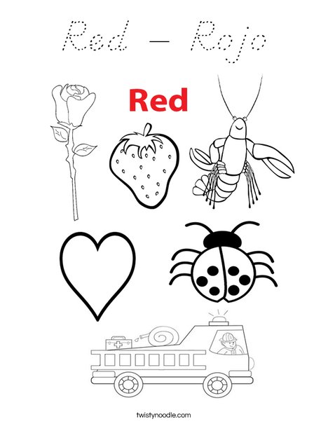 Color of the Day Coloring Page