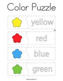 Color Puzzle Coloring Page