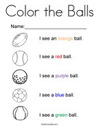 Color the Balls Coloring Page