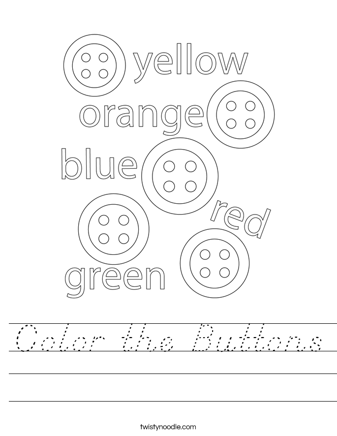 Color the Buttons Worksheet
