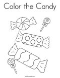 Color the Candy Coloring Page