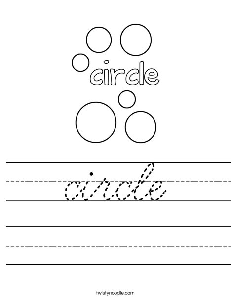 Color the Circles Worksheet