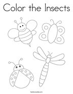 Color the Insects Coloring Page