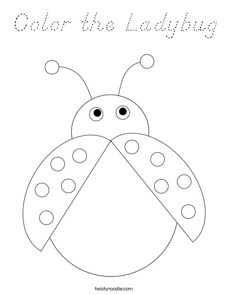 Color the Ladybug Coloring Page
