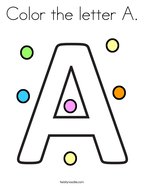 letter a coloring pages twisty noodle