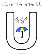 Letter U Coloring Pages - Twisty Noodle Letter U Coloring Pages - Twisty Noodle