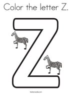Letter Z Coloring Pages Twisty Noodle Letter Z Coloring Pages Twisty Noodle