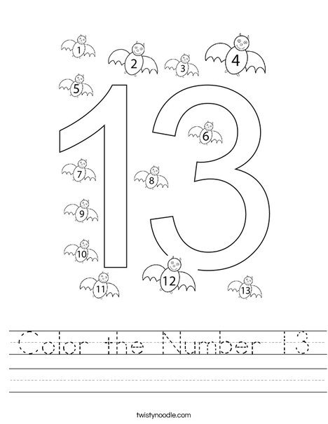 photo Number 13 Worksheet 13 worksheet twisty noodle