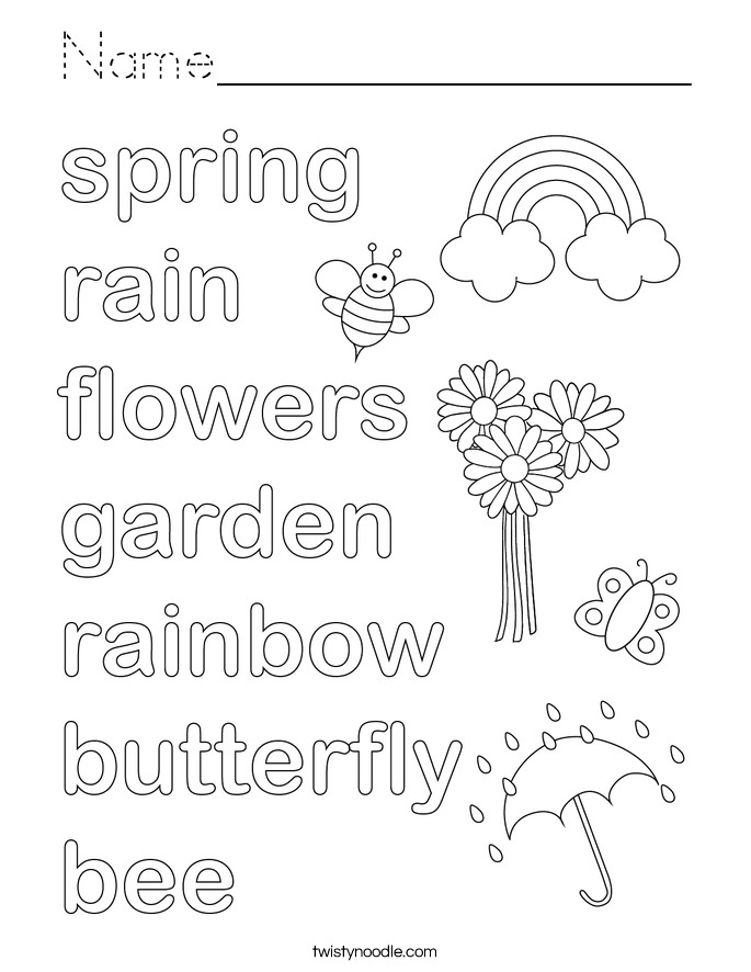Name________________ Coloring Page