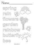 Name________________ Coloring Page