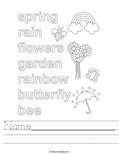 Name________________ Worksheet