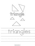  triangles Worksheet