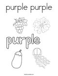 purple purple Coloring Page