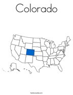 Colorado Coloring Page