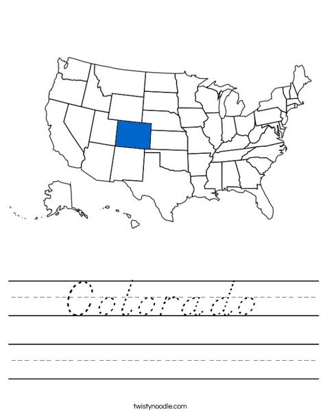 Colorado Worksheet
