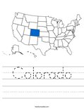 Colorado Worksheet