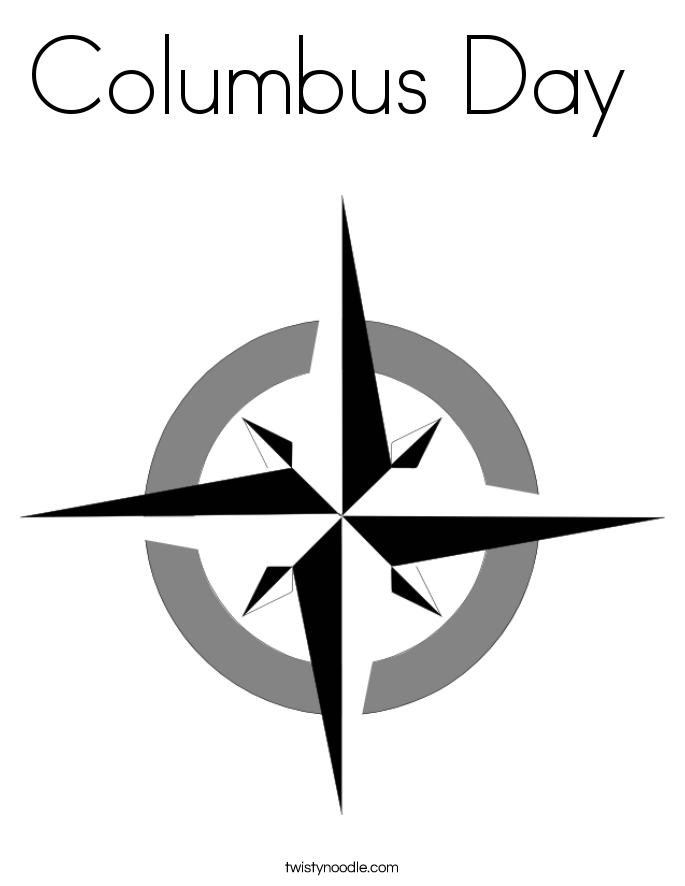 Columbus Day  Coloring Page