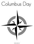 Columbus Day  Coloring Page