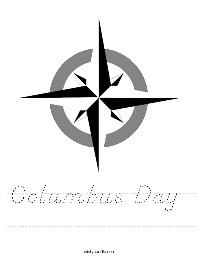 Columbus Day  Worksheet