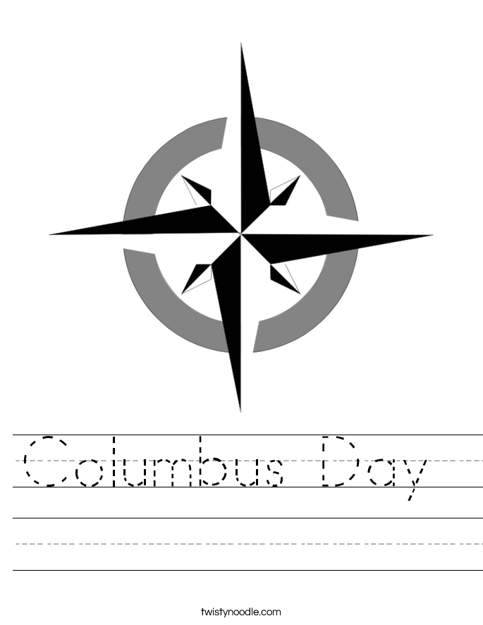 Columbus Day  Worksheet
