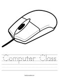 Computer Class Worksheet