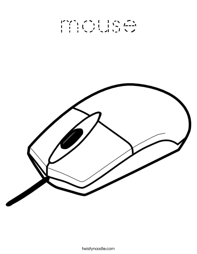 mouse Coloring Page