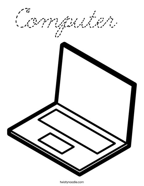 computer Coloring Page
