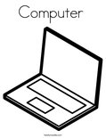 Computer  Coloring Page