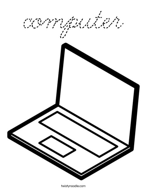 computer Coloring Page
