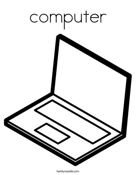 computer Coloring Page