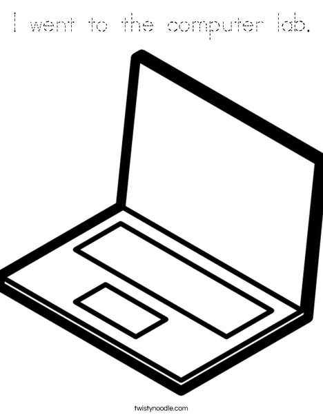 computer Coloring Page