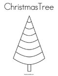 ChristmasTree Coloring Page