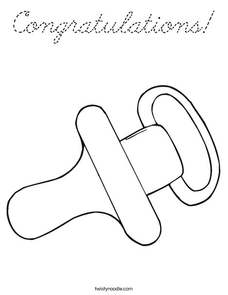 Binky Coloring Page