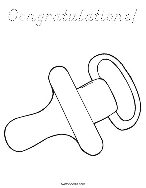 Binky Coloring Page