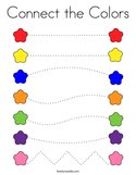 Connect the Colors Coloring Page