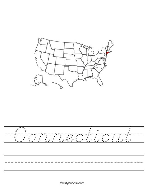 Connecticut Worksheet