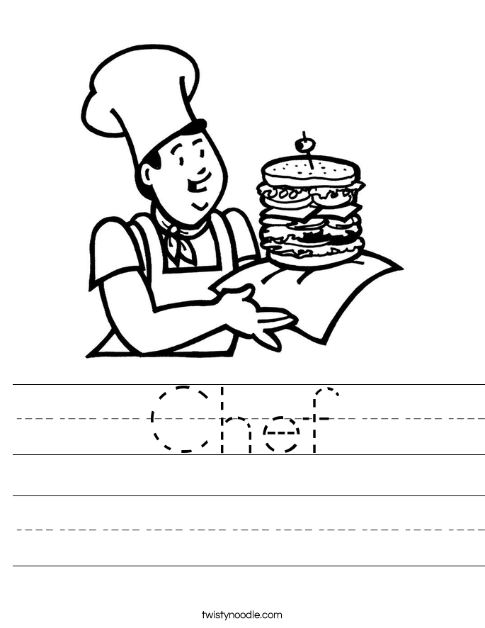 Chef Worksheet