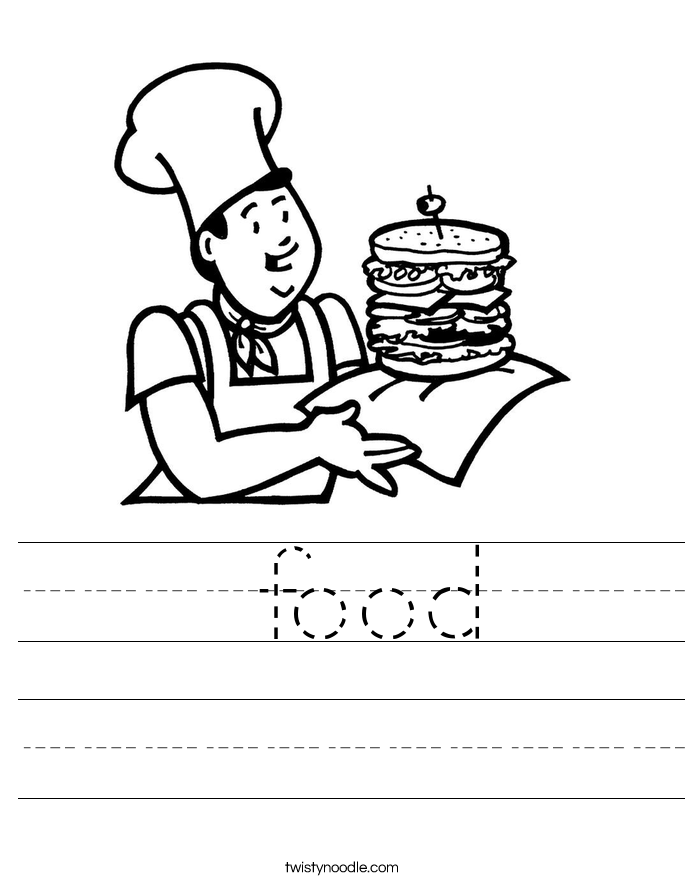  food Worksheet