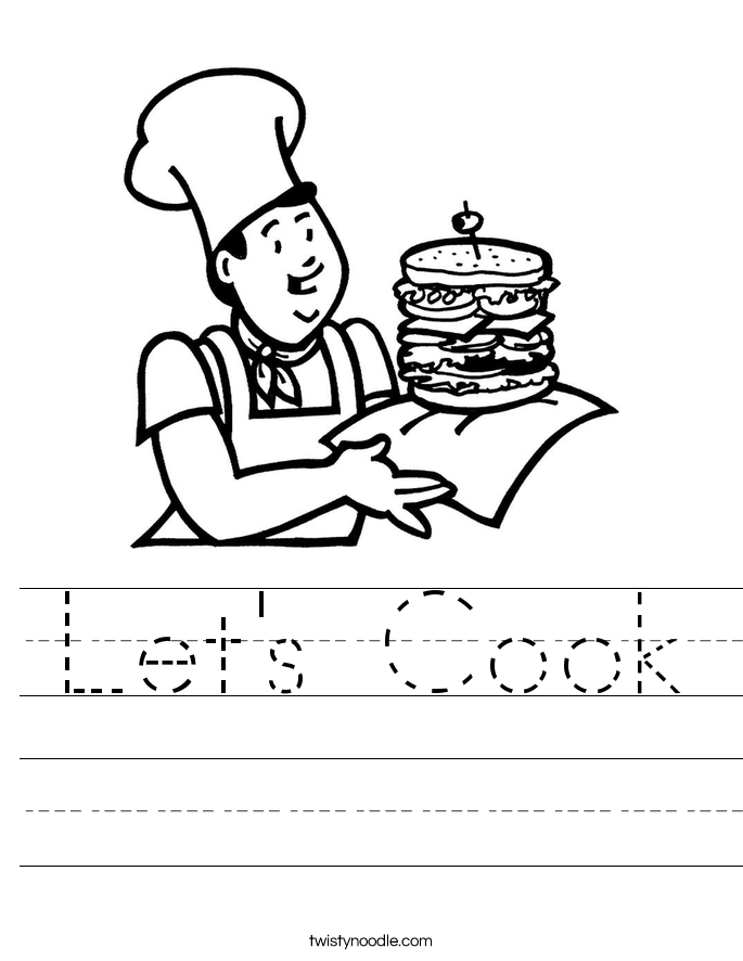 Let's Cook Worksheet