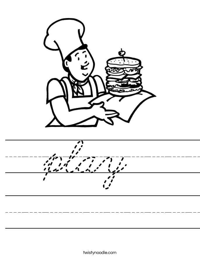 play Worksheet