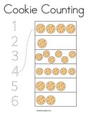 Cookie Counting Coloring Page