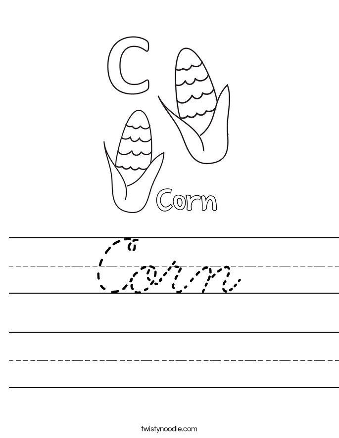 Corn Worksheet