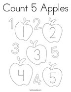 number 5 coloring worksheet