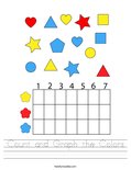 Count and Graph the Colors Worksheet